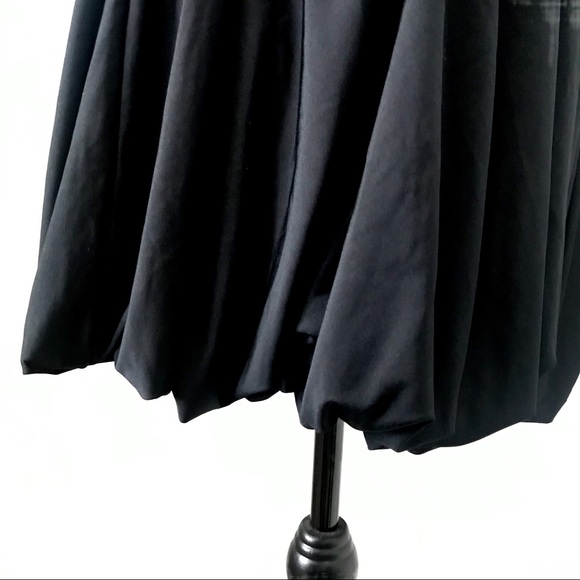 🥂Black Bubble Hem Halter Cocktail Dress Size M - Picture 6 of 10